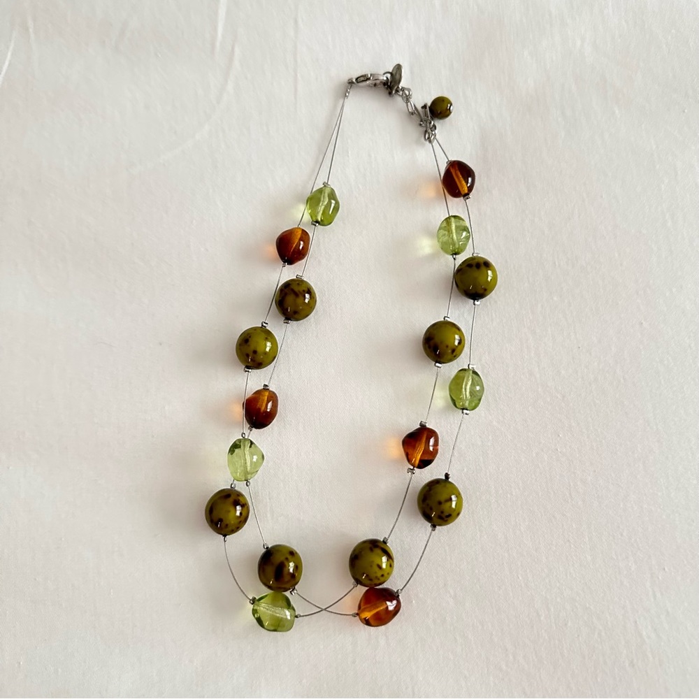 Topfrog Double Strand Necklace